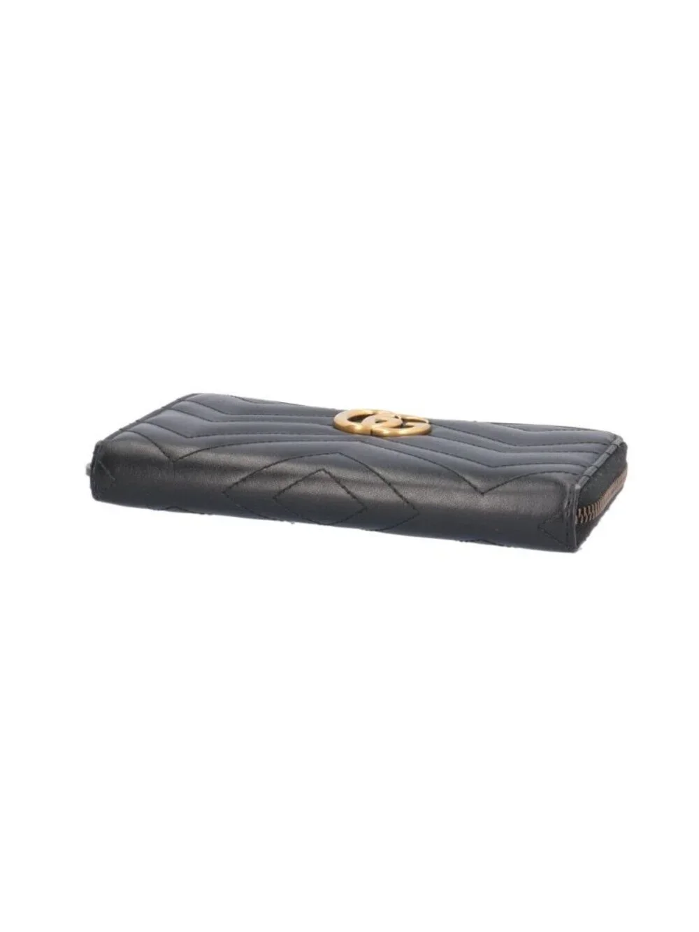 ★SOLD★ Gucci Zip Around Wallet GG Marmont Leather - Picture 4 of 10